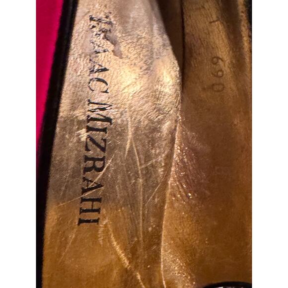 Isaac Mizrahi Barbie pink kitten heel with micro bow detail 5.5 Leather sole - Picture 6 of 7